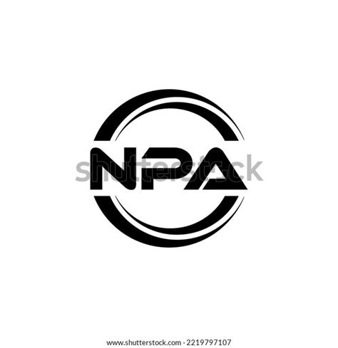 Npa Letter Logo Design Illustration Vector Stock Vector (Royalty Free ...