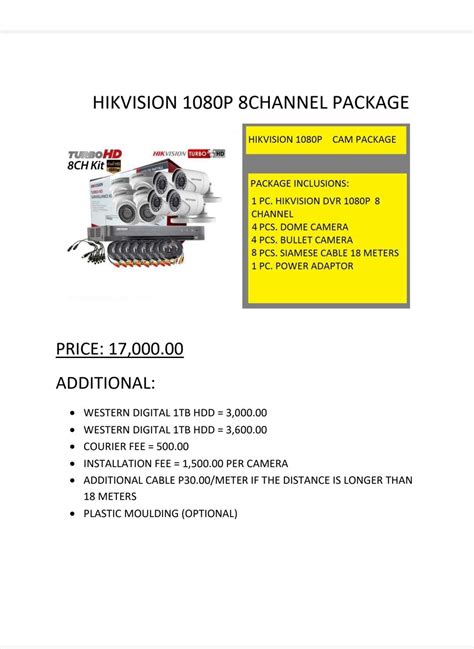 Hikvision CCTV installation