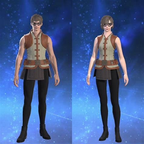 Velveteen Doublet Vest Of Crafting Ffxiv Armoury Collection