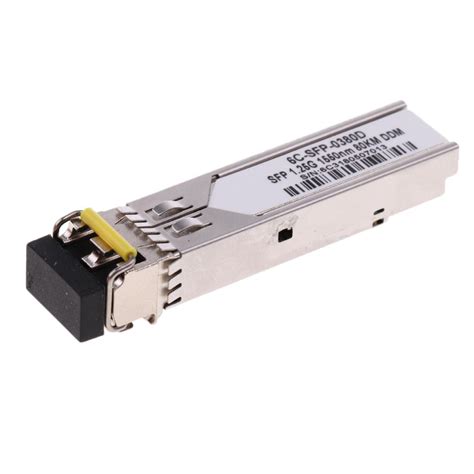 Transceptor óptico 80 25g Sfp 1550nm Módulo 6c Sfp 0380d Conector Lc Transceptor Sfp Cuticat