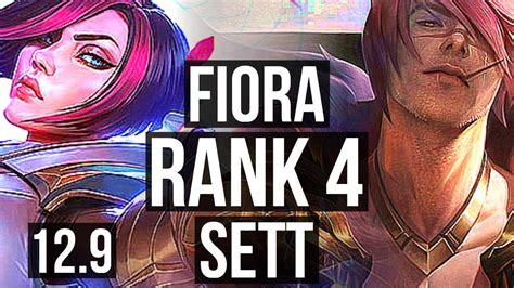 Fiora Vs Sett Top Rank Fiora Rank Quadra Dominating Br