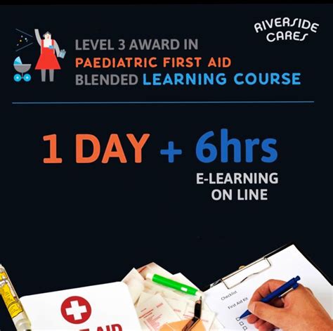 L3 Paediatric First Aid Award 12 Hr Blended Learning Made Up Of 1