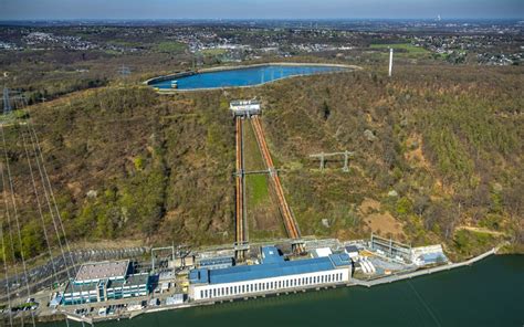 Herdecke Von Oben Pumpspeicherkraftwerk Koepchenwerk Einem