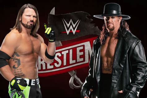 ¿aj Styles Vs The Undertaker En Wrestlemania 36 El Fildeo