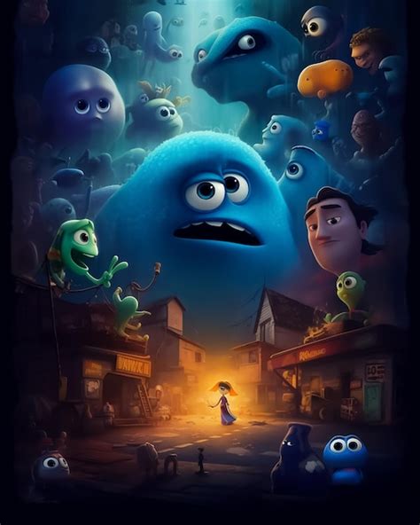 Premium Photo | A poster for fantastic animation movie