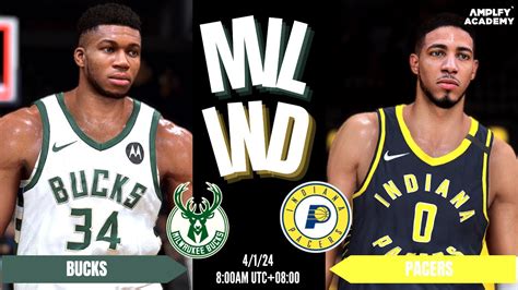 Bucks Vs Pacers Full Game Simulation Nba K Ultra Realistic