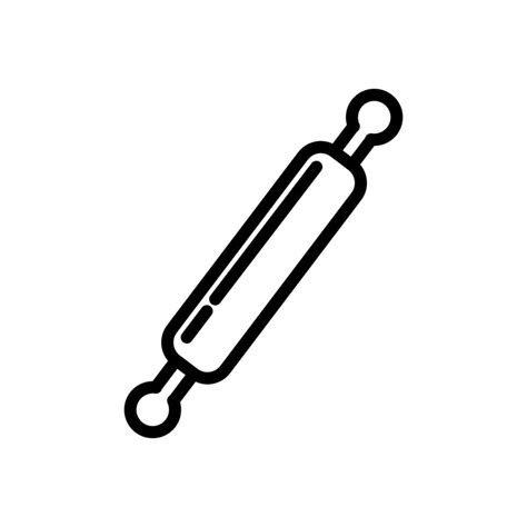 Rolling Pin Icon Line Style 28186952 Vector Art At Vecteezy