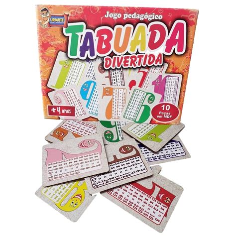 Jogo Tabuada Divertida Toia Brinquedos Descubra O Melhor Do