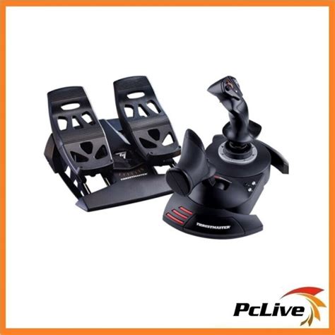 Thrustmaster Tflight Hotas X Joystick And Tfrp Flight Rudder Pedals For