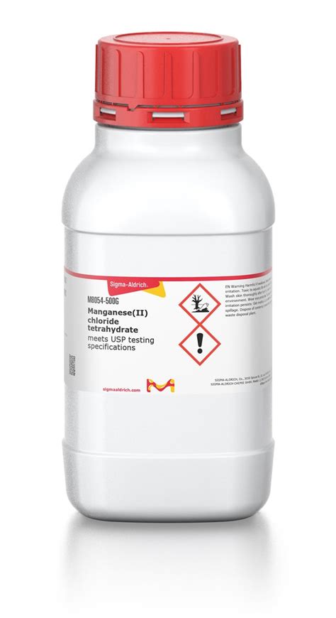 Manganese II Chloride Tetrahy M8054 500G SIGMA ALDRICH SLS