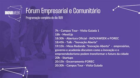 InovaWeek Semana de Empreendedorismo e Inovação em Ponta Grossa Sympla