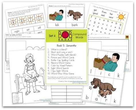 Free Bob Book Printables Set Books And Bob Books Homeschool