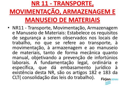 Movimentação e Transporte de Cargas ppt carregar