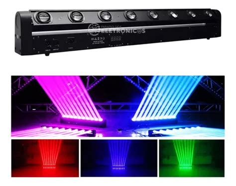 Barra Led Globo Laser Jogo De Luz Rgbw Profissional X W