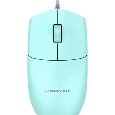 Mouse Office Fio Chinamate CM15 Verde Arroba Computadores Tudo