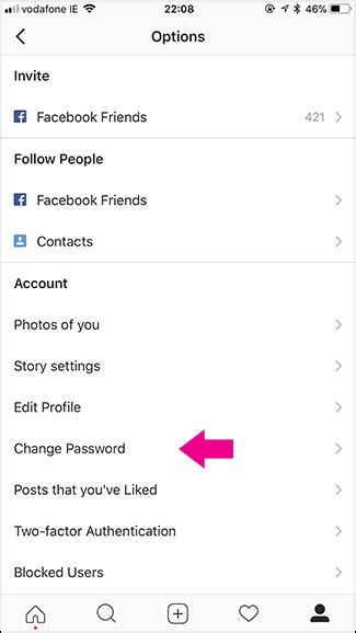 How To Change Your Instagram Password