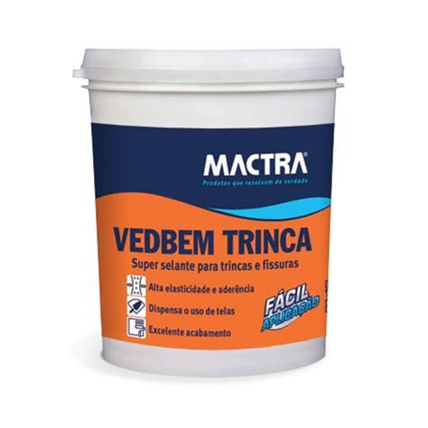 Impermeabilizante Vedbem Trinca 4 5KG Mactra Guemat Guemat