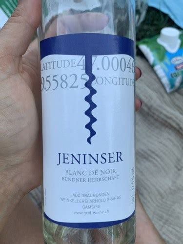 Arnold Graf Jeninser Bündner Herrschaft Blanc de Noir Vivino US