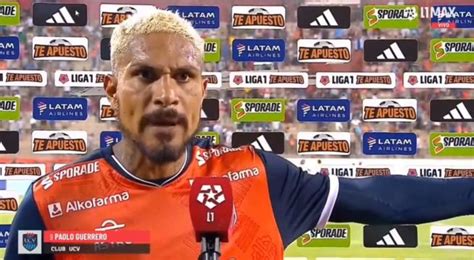 Paolo Guerrero Lanza Fuerte Comentario Tras Empate Entre Ucv Vs Cusco