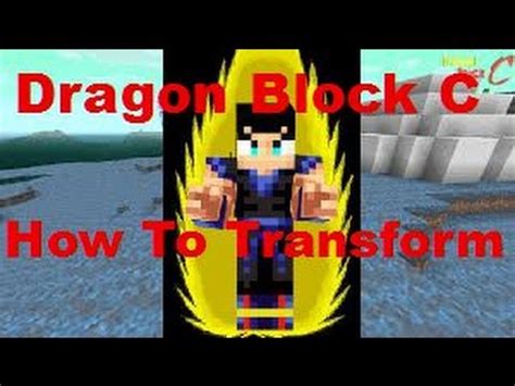 Minecraft Dragon Block C How To Transform Into A Super Saiyan Read