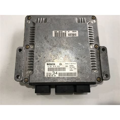 ECU BOSCH EDC15C2 10 1 0281010880 PEUGEOT 607 I Z8 2 2 HDI 98KW 133CV