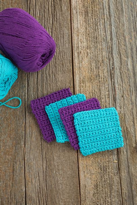 Easy Crochet Coaster Pattern