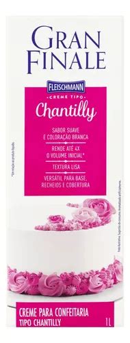 Creme Chantilly Fleischmann Gran Finale Caixa 1l MercadoLivre