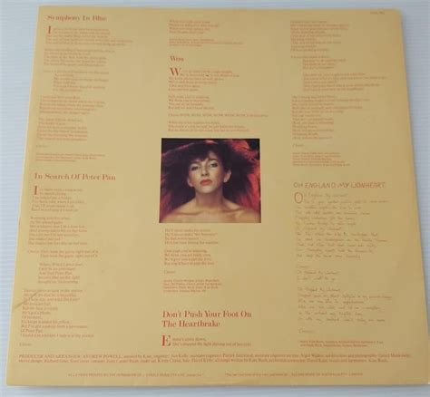 Kate Bush Lionheart 12 Lp Vinyl Record Australian Pressing 1978 Ebay