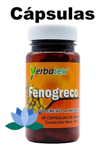 Extracto De Semilla De Fenogreco Envase Con 65 Piezas Meses Sin