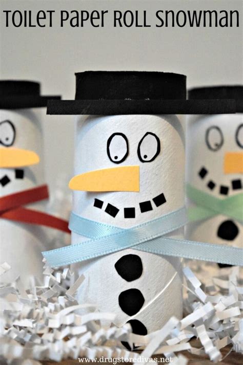 Toilet Paper Roll Snowman | Drugstore Divas