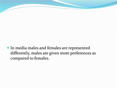 Media Representation Of Gender