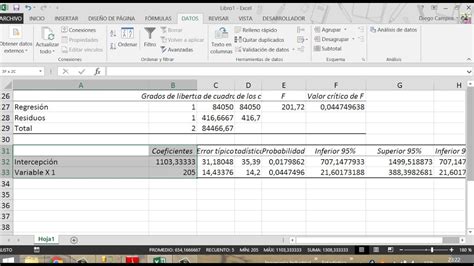 Regresi N Lineal Con Ajuste Estacional En Excel Youtube