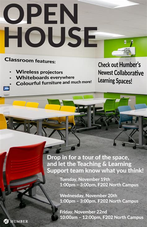 Open House Collaborative Learning Spaces Humber Communiqué