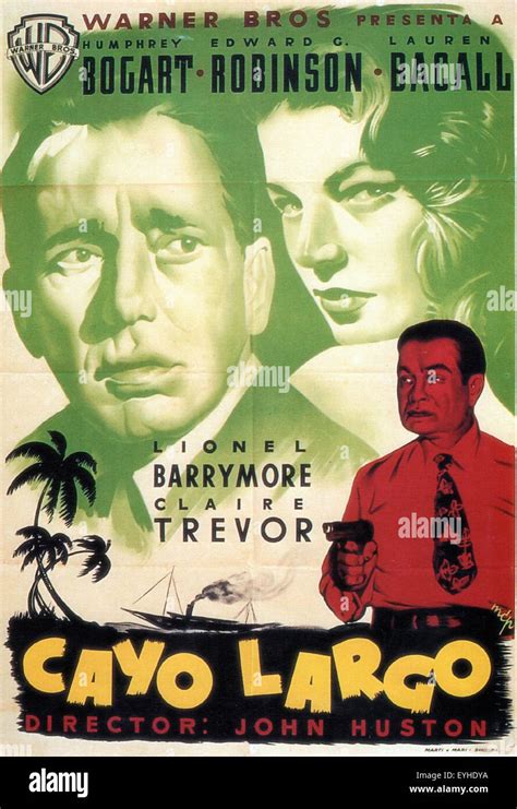 Key Largo - Spanish Movie Poster Stock Photo - Alamy