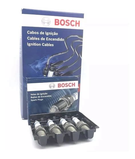 Kit Cabos E Velas Bosch Fiat Uno Palio 1 0 1 4 Fire Flex R 118 00 Em