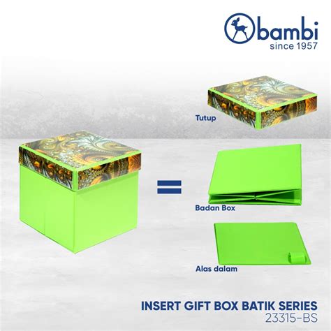 Bambi Insert T Box Batik Series Box Kado Box Multifungsi Kotak