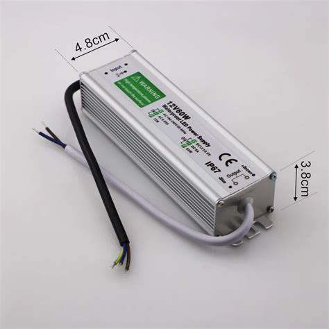 Free Shipping 24v 60w Ip67 Waterproof Led Power Supply Ac100 260v To