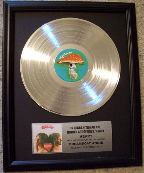 Heart Dreamboat Annie Platinum LP Record