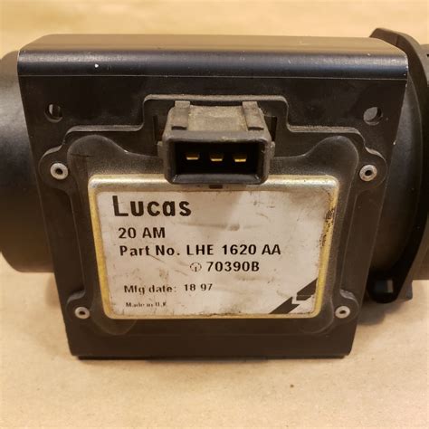 94 97 Jaguar XJ6 X300 XJS Lucas 20AM Mass Air Flow Sensor LHE1620AA