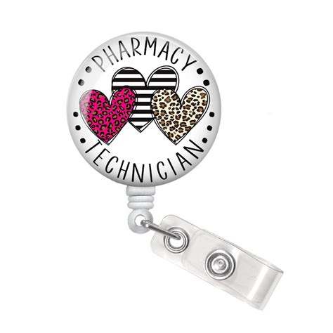 Pharmacy Tech Badge Reel Pharmacy Badge Reel Pharmacy Technician Badge