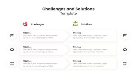 Challenges And Solutions Template For Powerpoint Slidebazaar