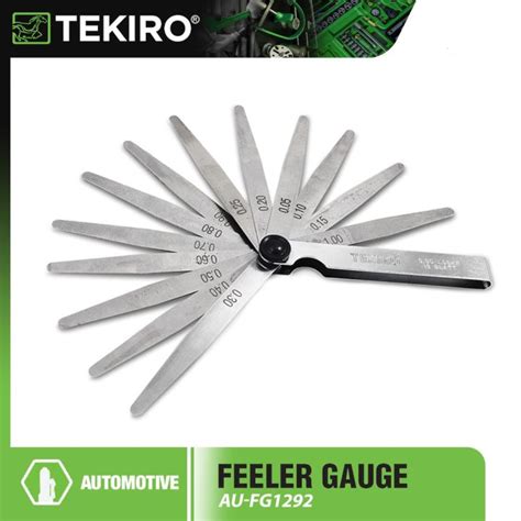 Tekiro Feeler Gauge Pcs Alat Ukur Celah Au Fg Lazada