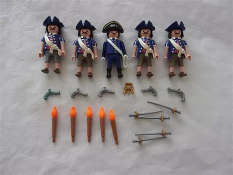 Lot De Playmobil Armee Maritime Personnages Accessoires Eur