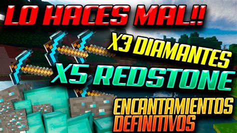 TODOS Los ENCANTAMIENTOS PICO Minecraft Ps4 Xbox Switch Pe Bedrock