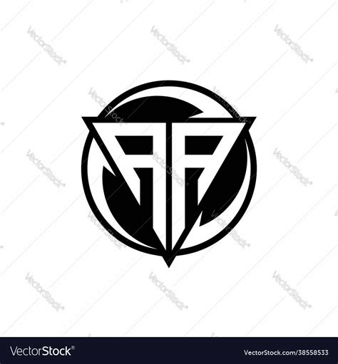 Aa logo monogram design template Royalty Free Vector Image