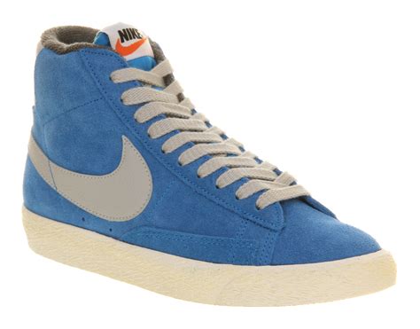 Lyst - Nike Blazer Hi Suede Vintage Photo Blue Grey in Blue for Men