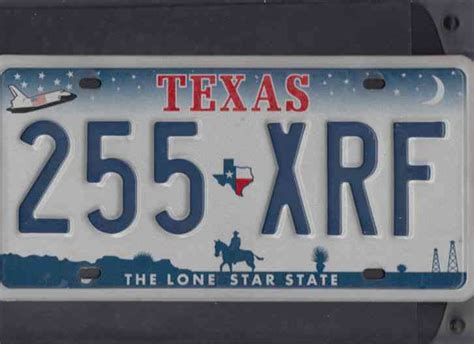 Temporary Texas License Plate Printable