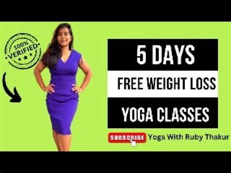 Days Weight Loss Yoga Challange Free Yoga For Weight Loss