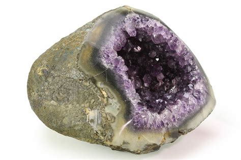 6 6 Sparkly Purple Amethyst Geode Uruguay 275676 For Sale