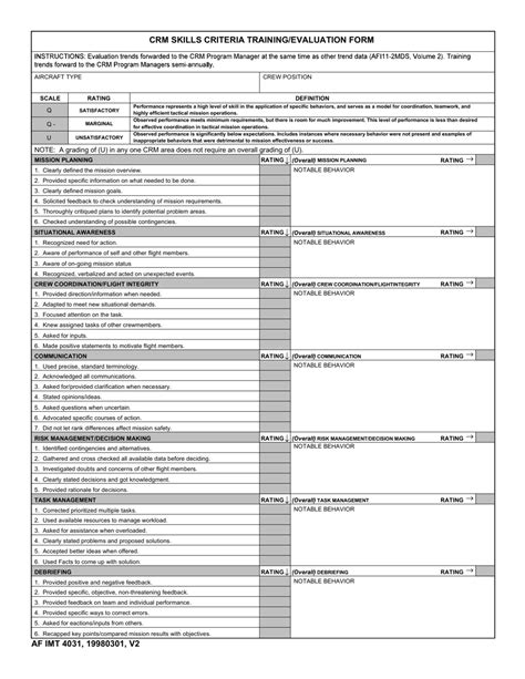 Af Imt Form 4031 Fill Out Sign Online And Download Fillable Pdf